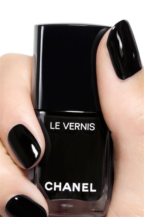 chanel black nail varnish|best Chanel nail polish colors.